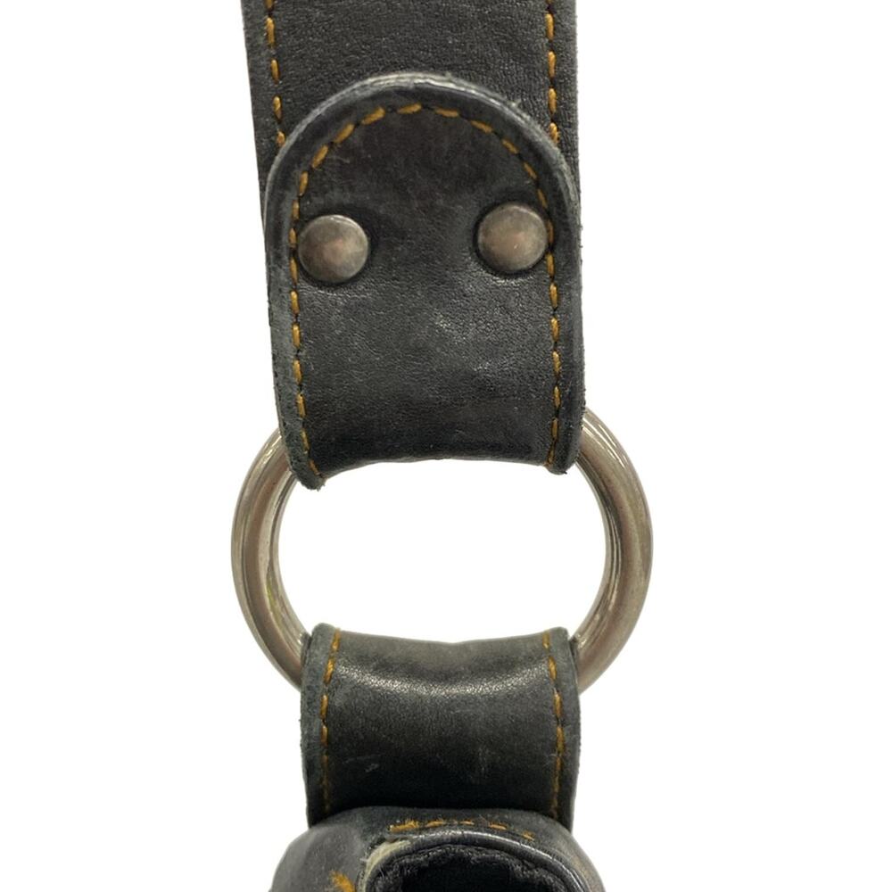 Christian Dior DIOR/ChristianDior Gaucho Shoulder Bag Black Brown - Picture 10 of 15